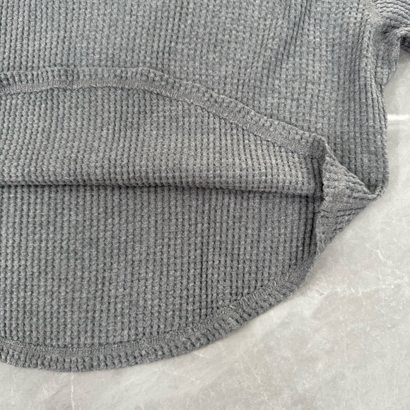 Women’s OFFLINE By Aerie Wow! Waffle Knit Hoodie Pullover Lounge Top Size Small - Picture 6 of 16